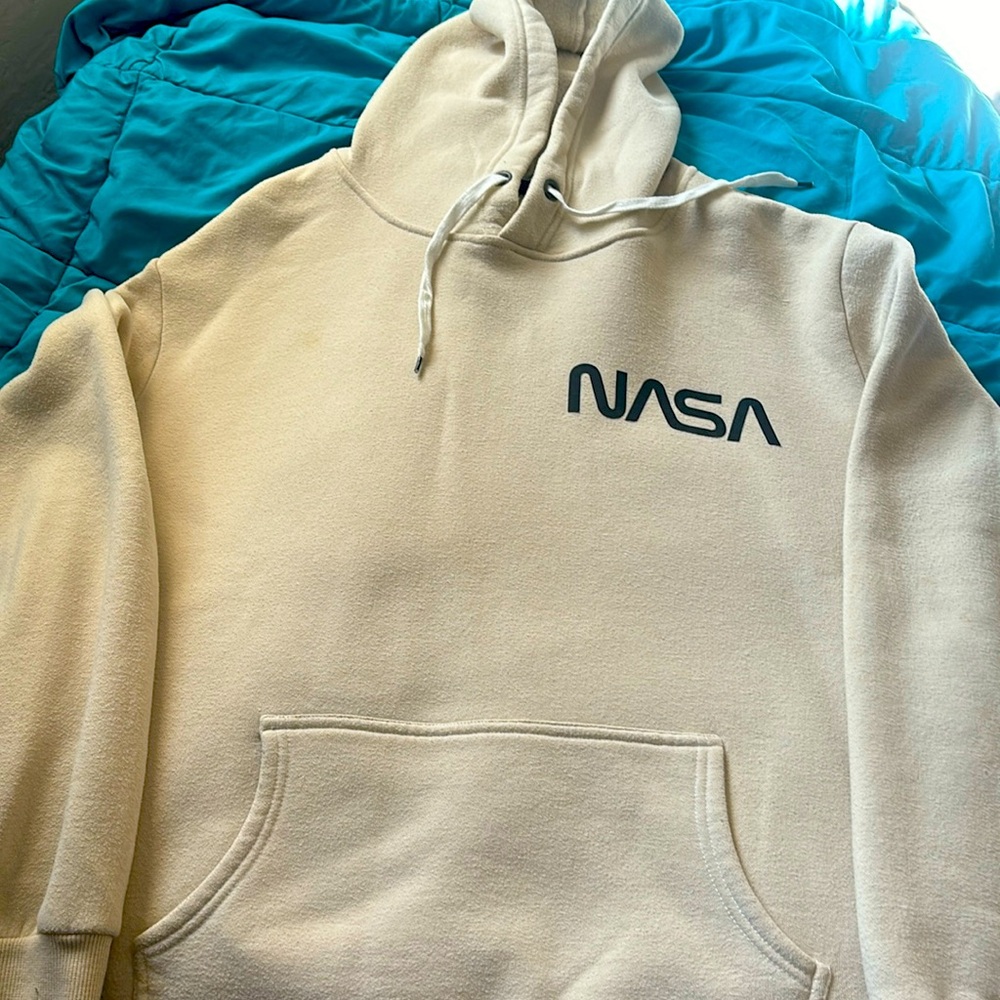 XXL hoodie sweatshirt NASA on front and back